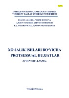 Xojalik_ishlari_boyicha_protsessual_hujjatlar_Esanova_2016_@iqtisodchi