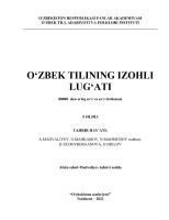 луғат охирги lotin