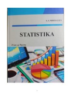 Статистика фанидан маъруза матнлари
