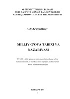 Milliy g'oya tarixi va nazariyasi  (2)