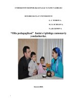 Oila pedagogikasi