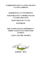 UMK sahnalshtirish