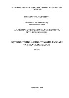 O’ZBEKISTON RESPUBLIKASI OLIY VA O’RTA MAXSUS TA’LIM VAZIRLIGI